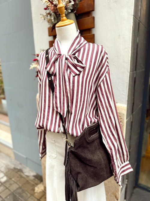 Blusa Bath Lazada Berenjena