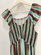 Vestido Frunce Pico