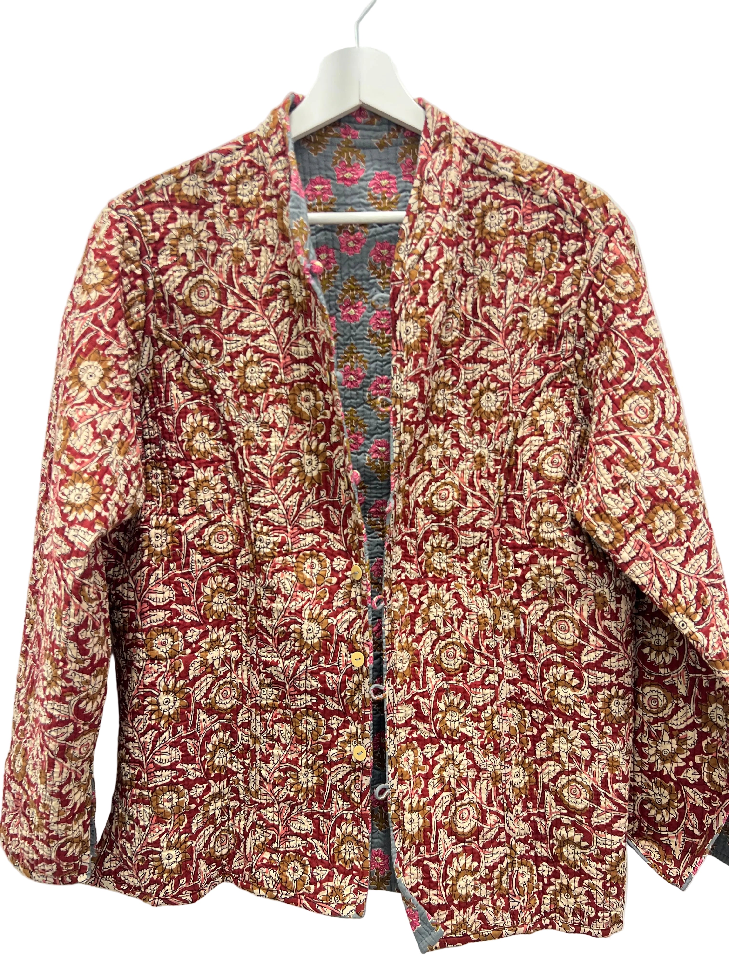 Chaqueta Reversible Granate & Azul Talla XL