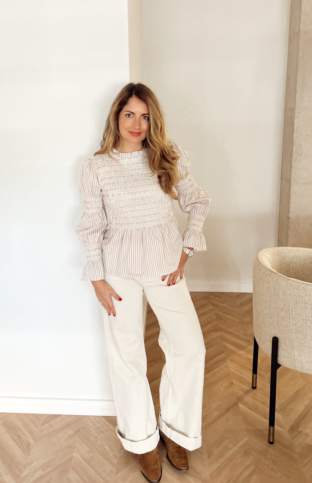 Blusa Nido Beige