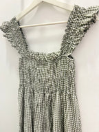 Vestido Vichy Kaki