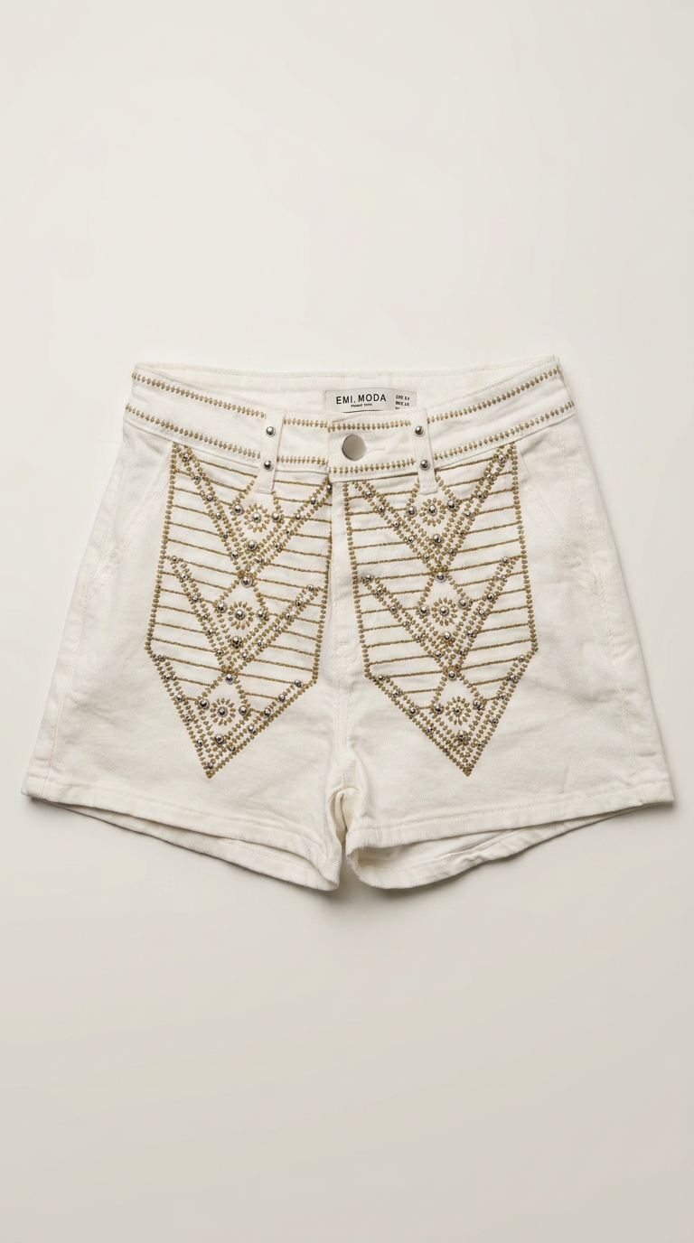 Short Tribal White