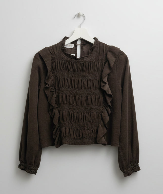 Blusa Pana Olimpia Marrón