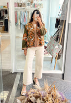Pantalón Beige Puntilla