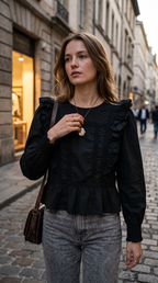 Blusa Julieta Negro