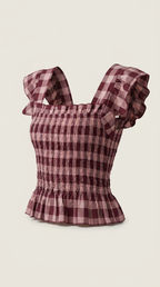 Top Vichy Burgundy