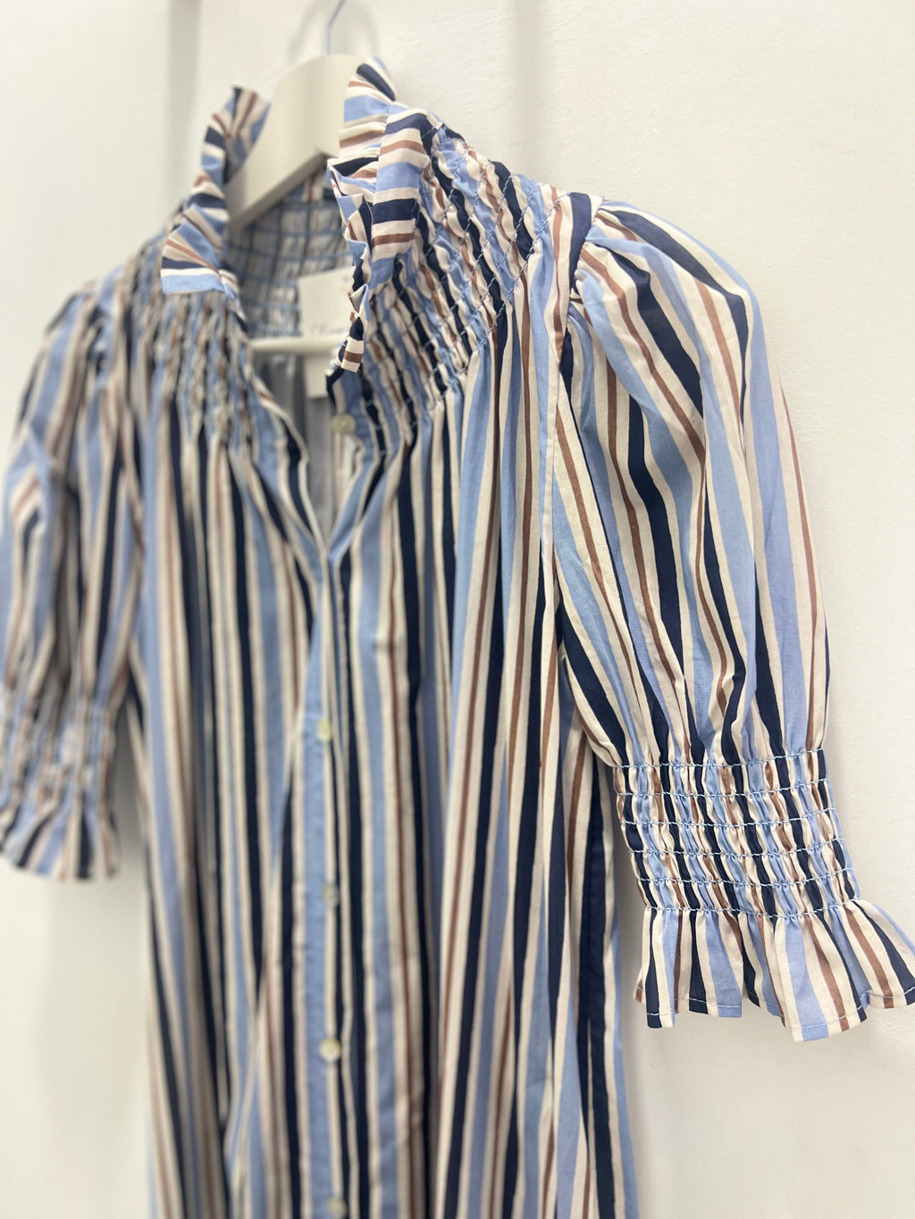 Vestido Camisero Azul