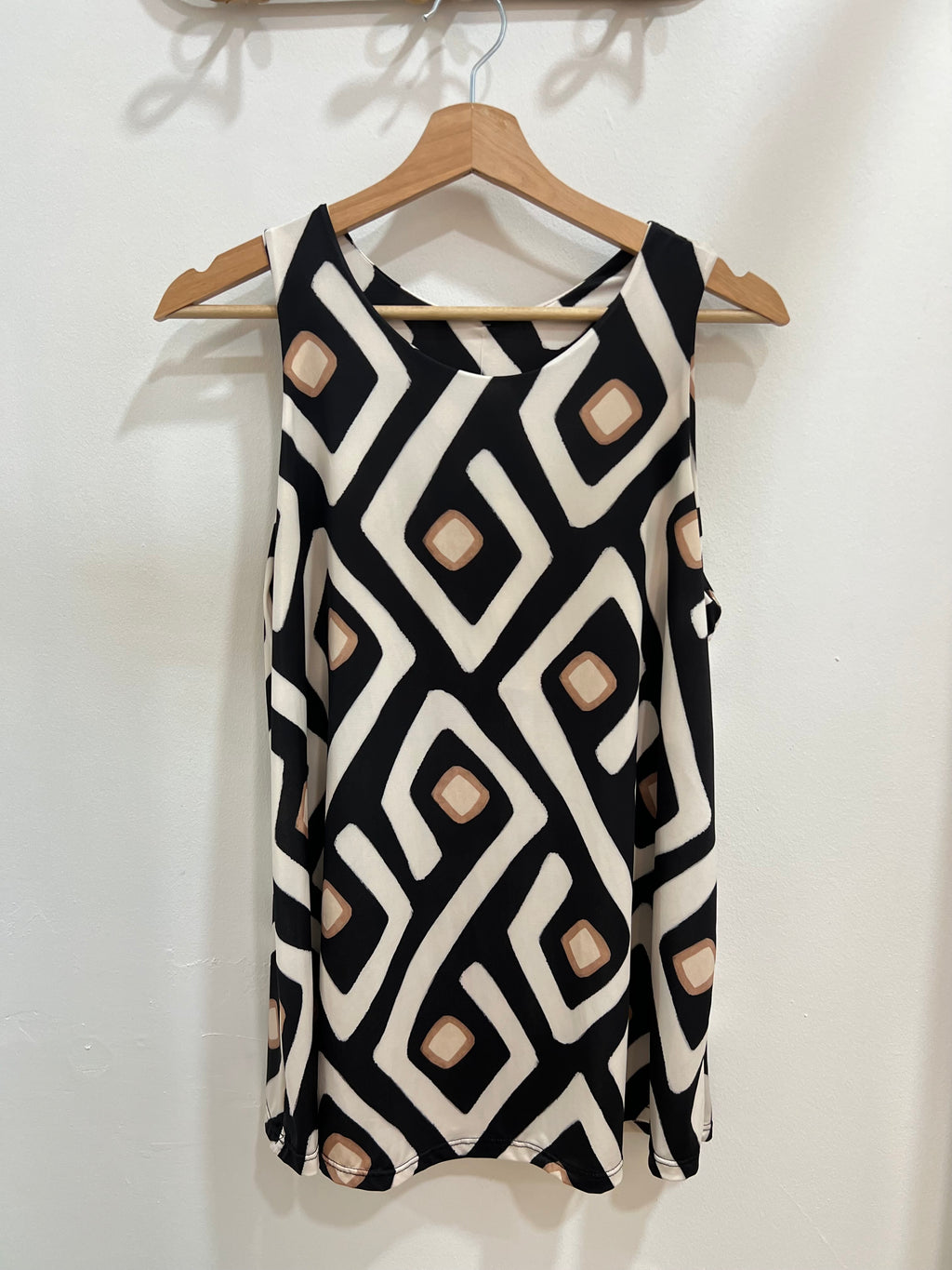Top Punto Seda Camel