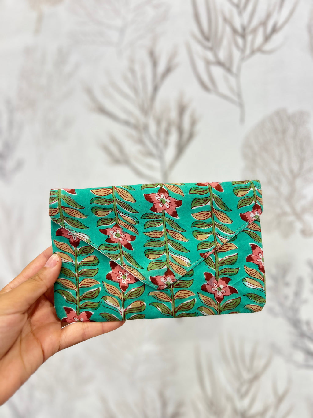 Cartera Block Print