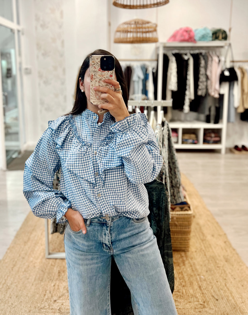 Camisa Vichy Azul
