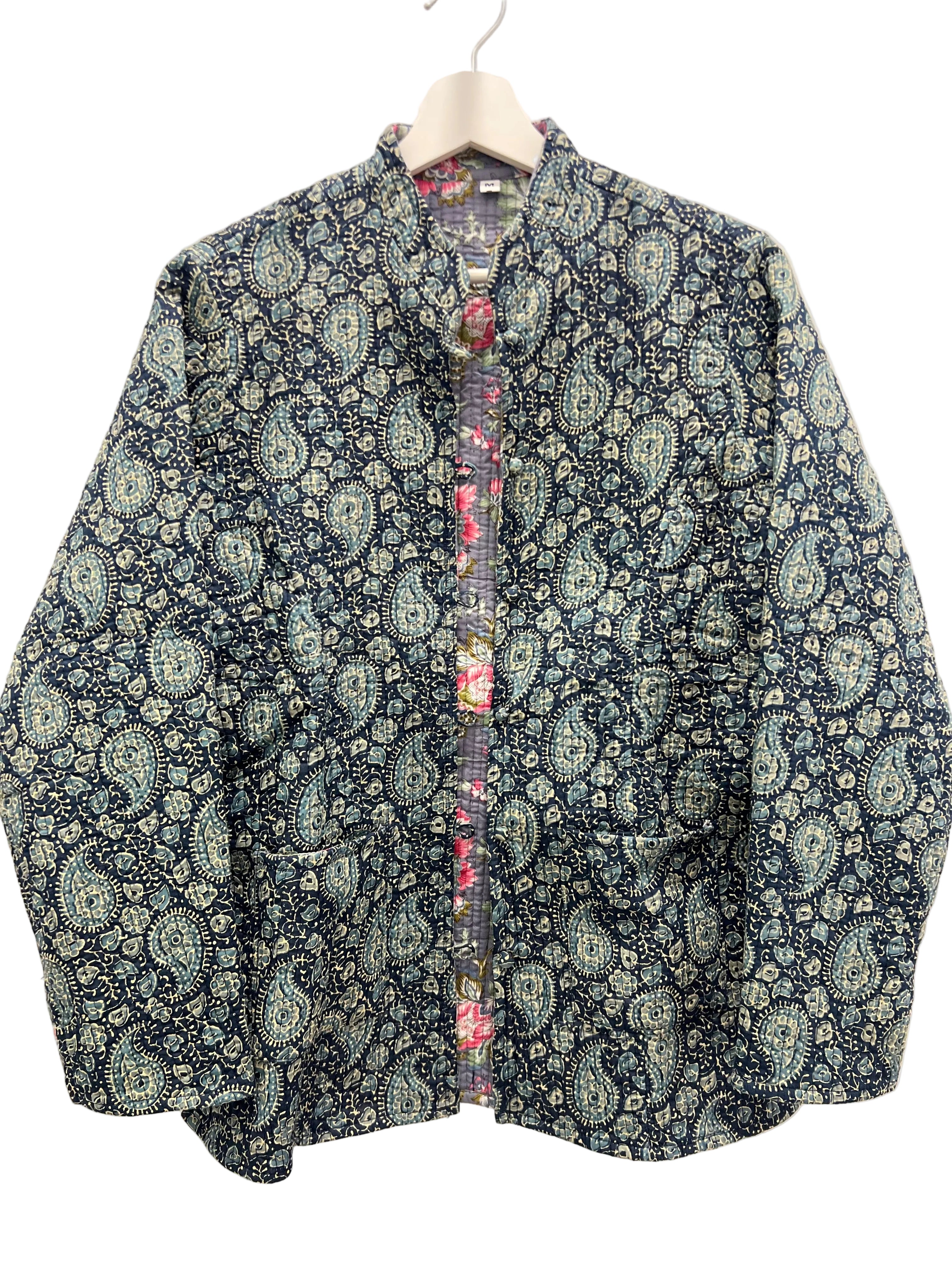 Chaqueta Reversible Marino & Cielo Talla M