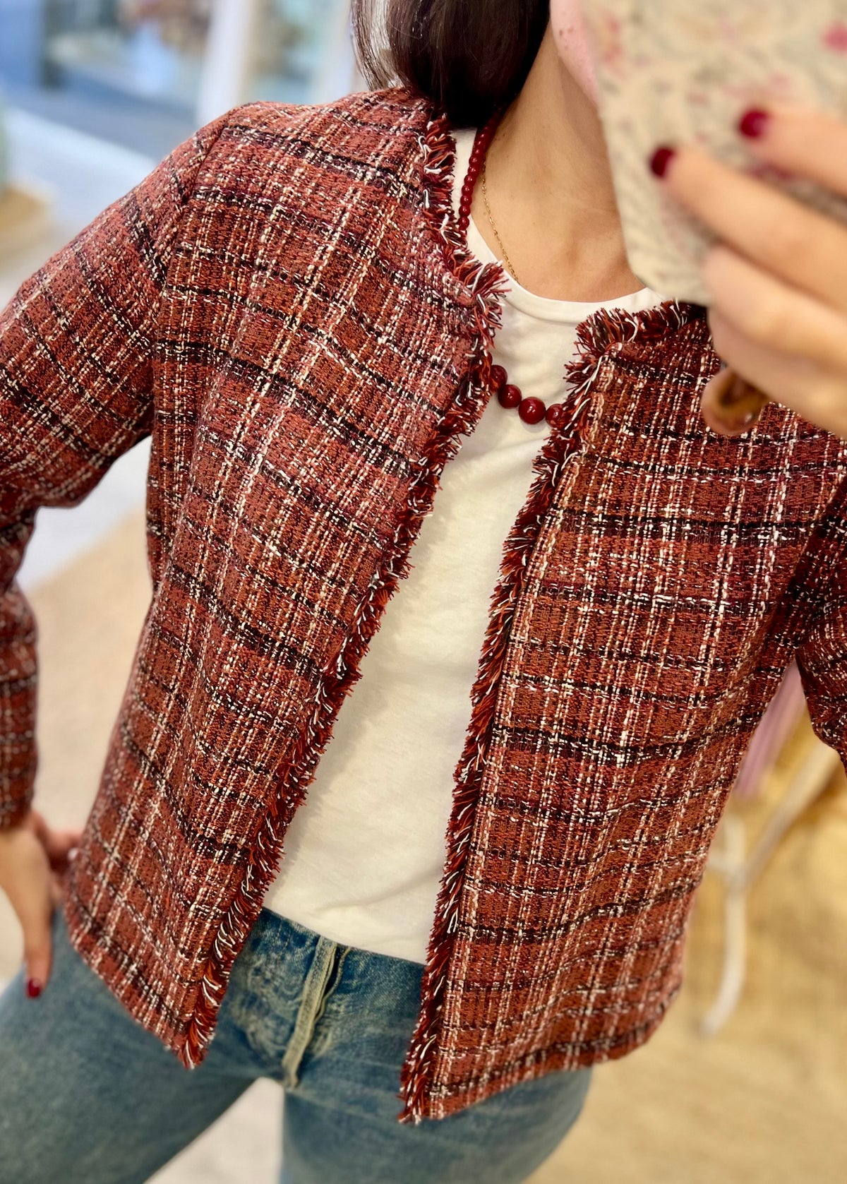 Chaqueta Tweed Teja