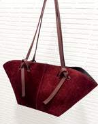 Bolso Cornualles Serraje Burgundy