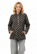 Chaqueta Reversible Black & Mint Talla L