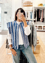 Chaleco Ikat