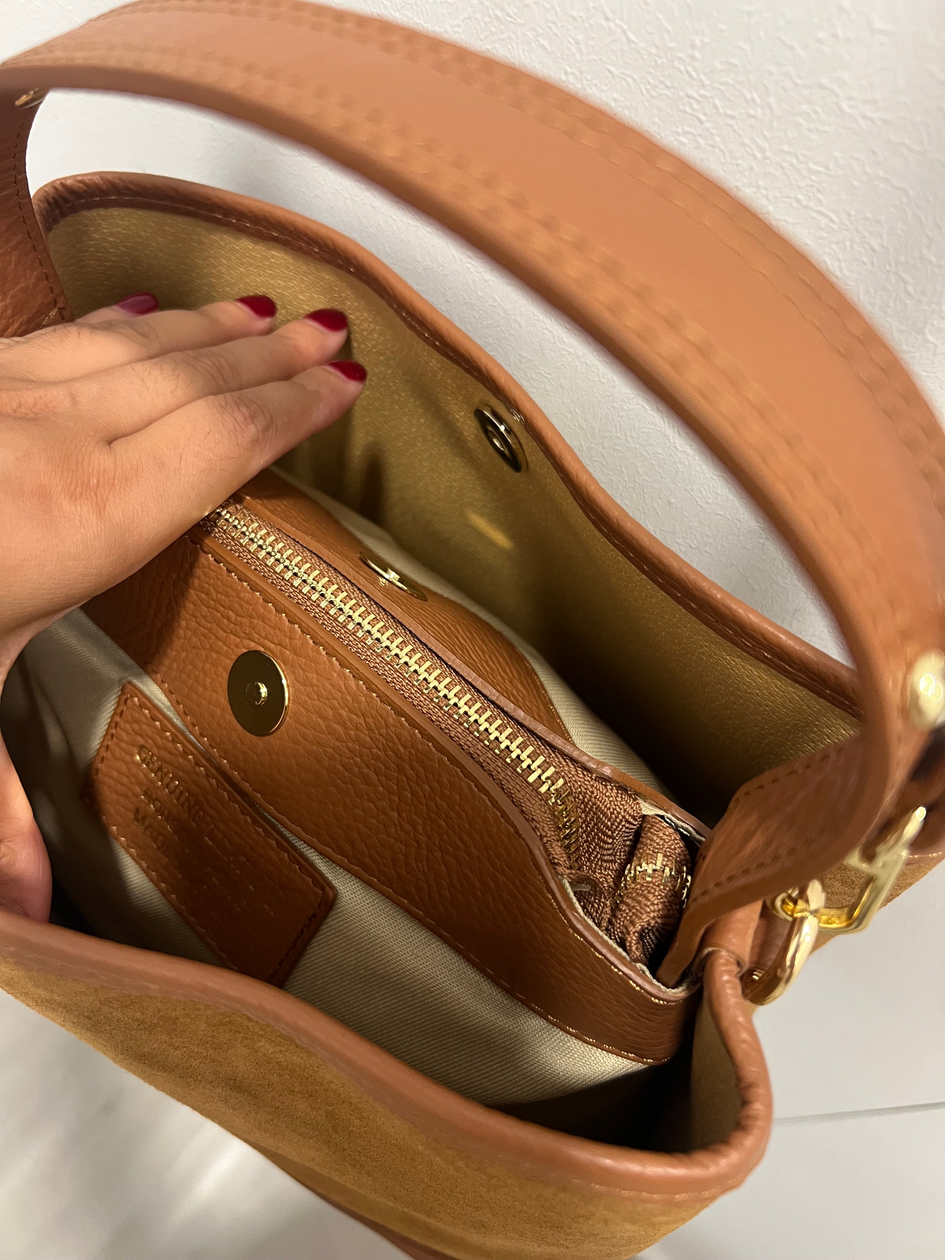 Bolso Serraje Sofía Camel