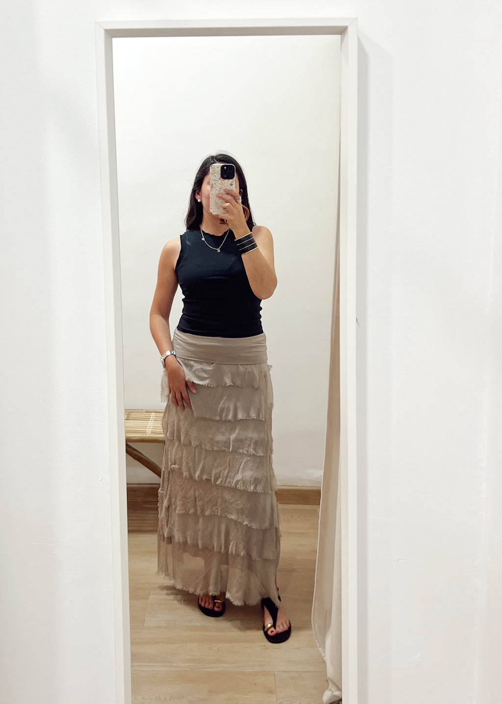 Falda Formentera Taupe