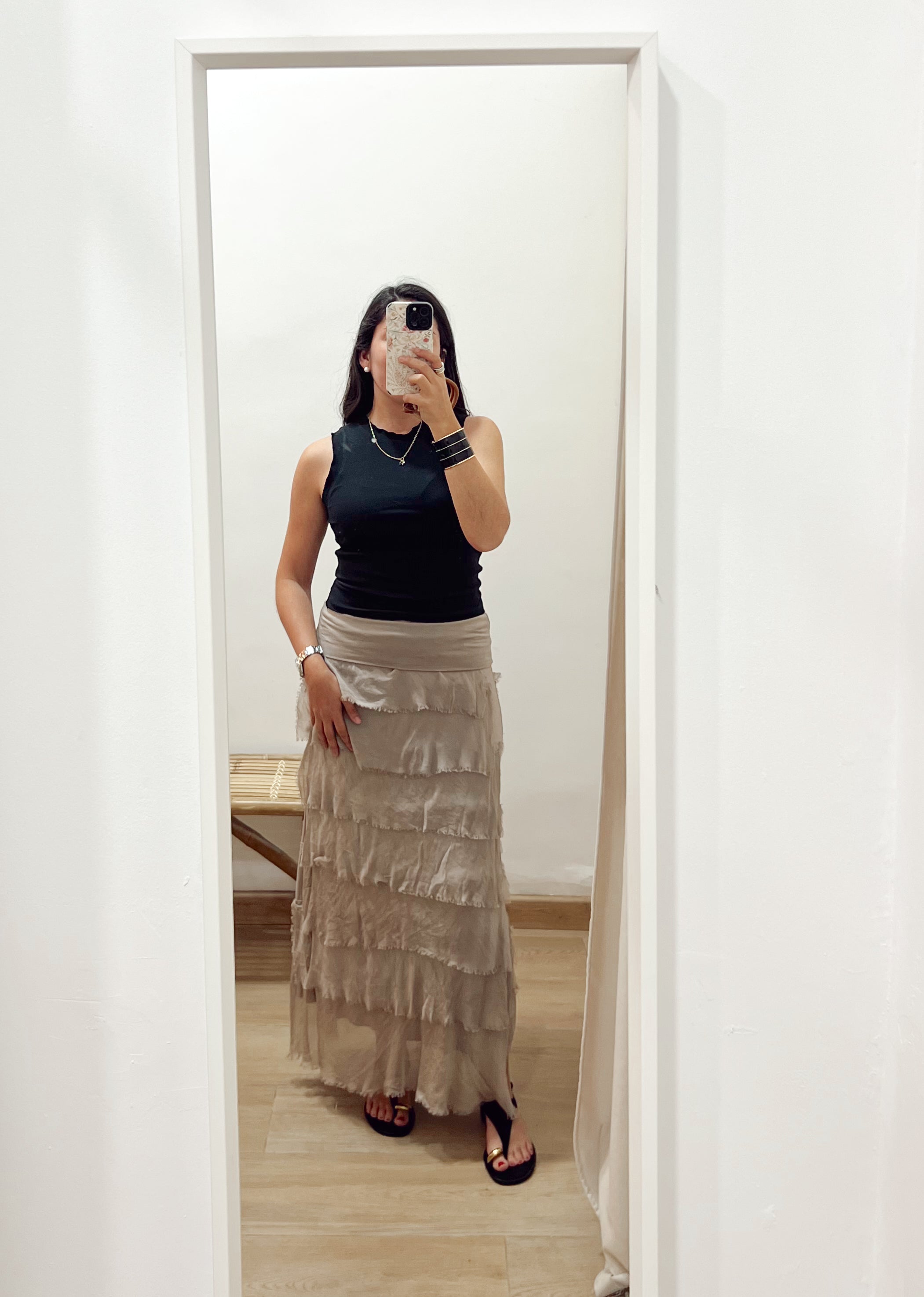 Falda Formentera Taupe