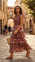 Vestido Toscana Morado