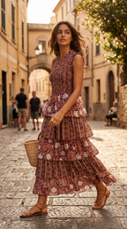 Vestido Toscana Morado