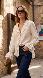 Blusa Manuela Crudo