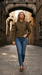 Chaqueta Militar Kaki