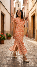 Vestido Camisero Flores
