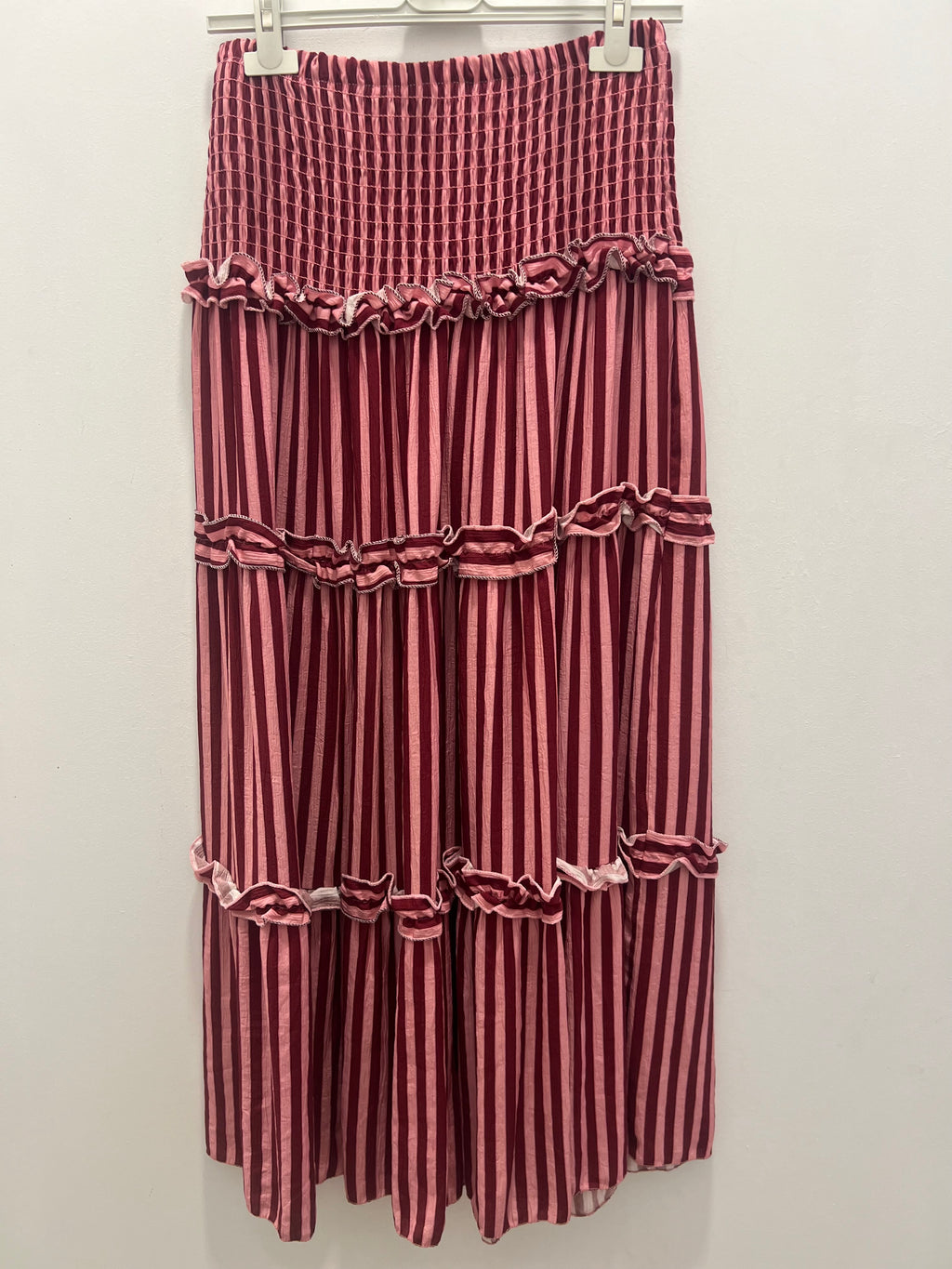 Falda Rayas Rosa