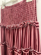 Falda Rayas Rosa