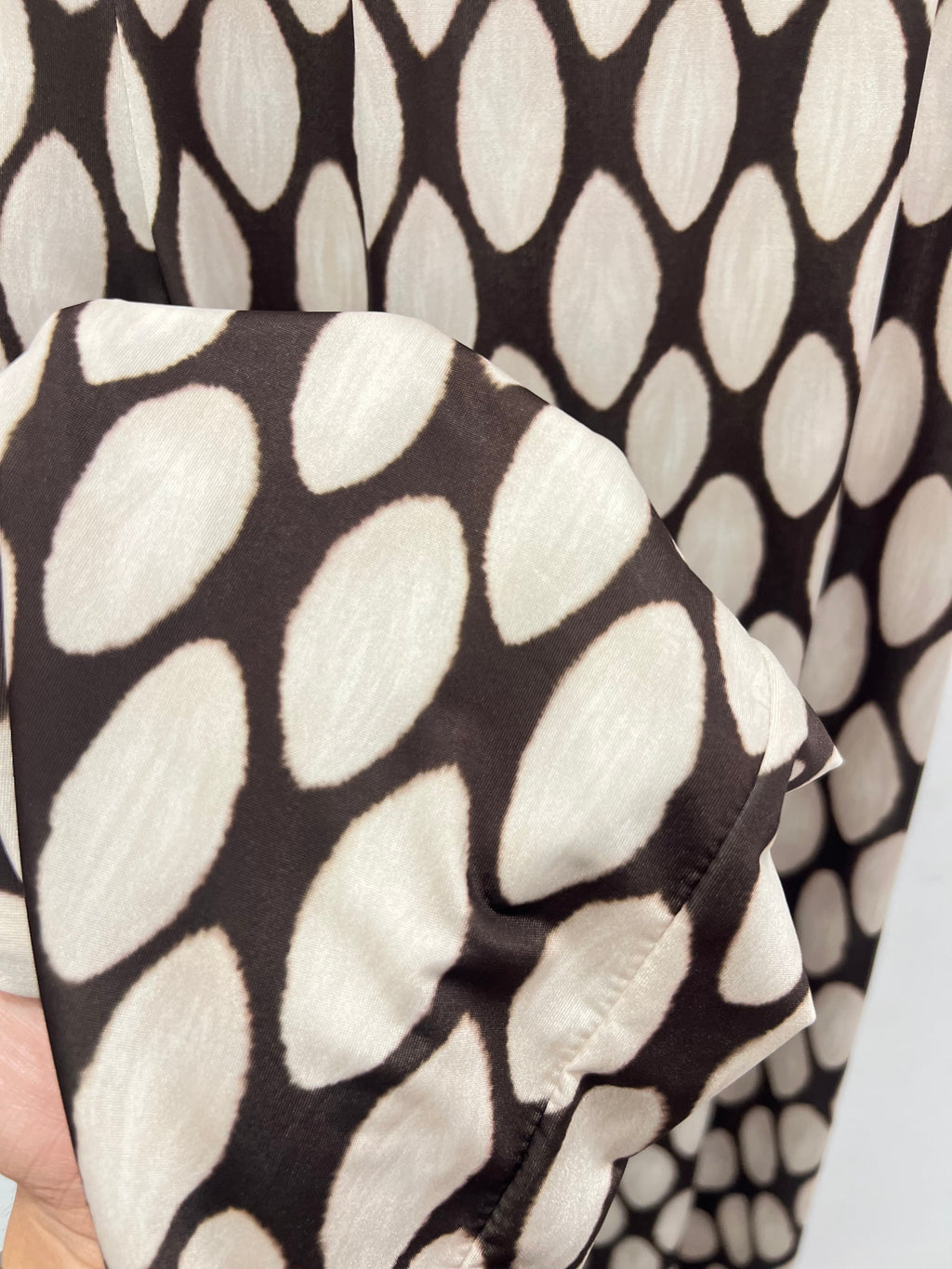 Top Punto Seda Marrón & Beige