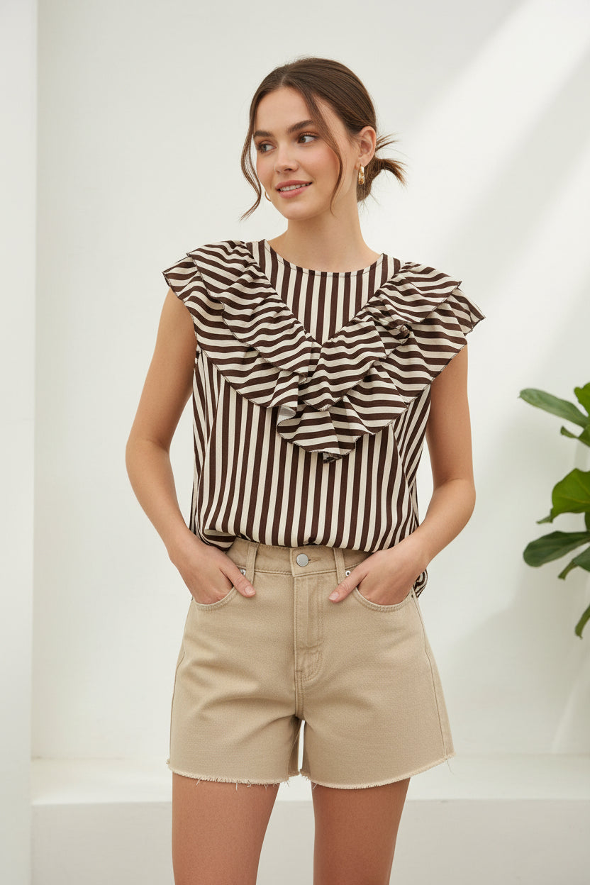 Blusa Teresa Marrón