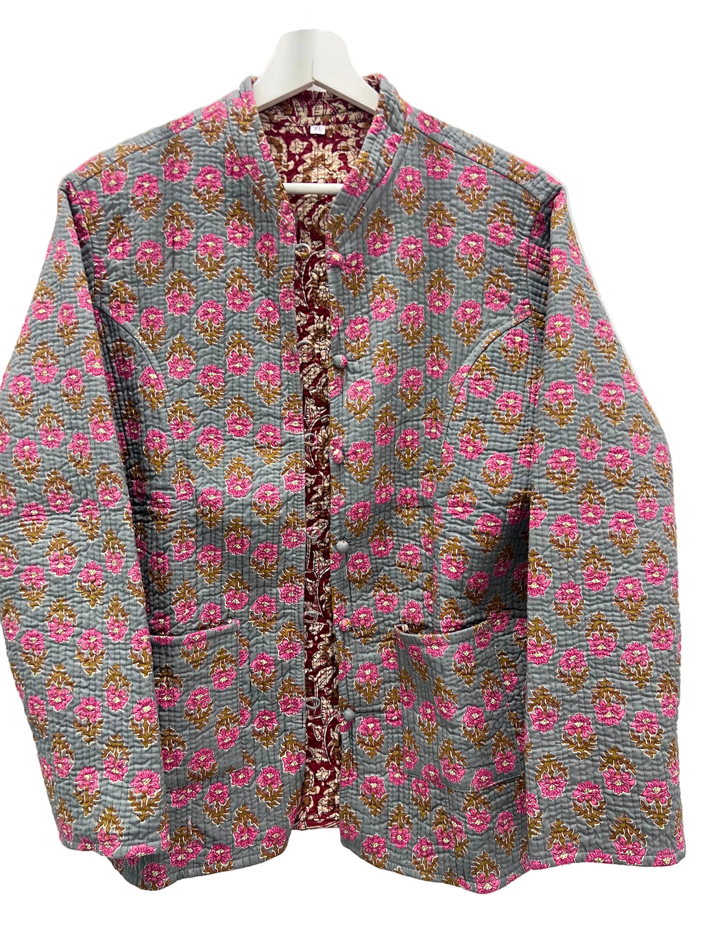 Chaqueta Reversible Granate & Azul Talla XL