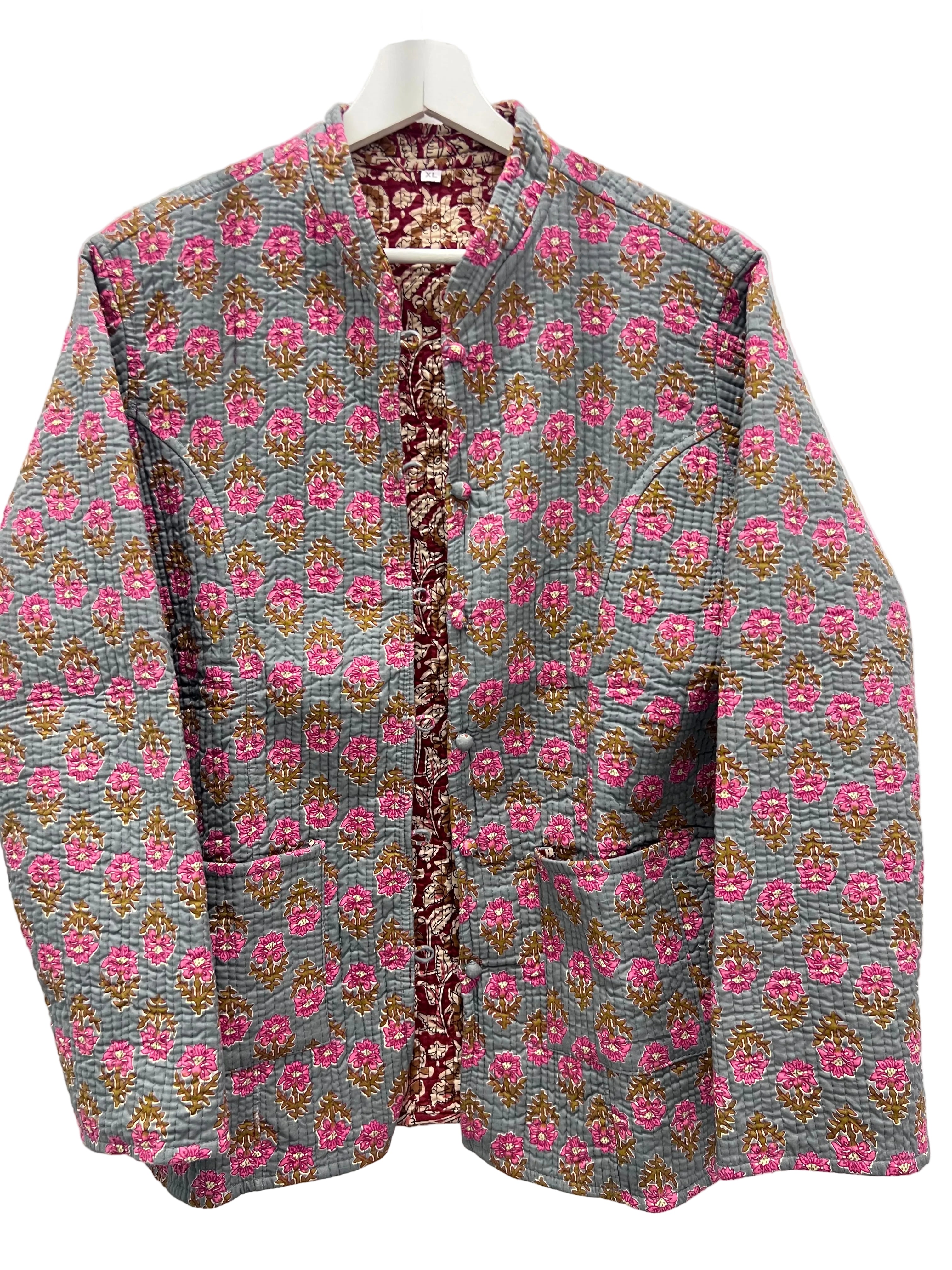 Chaqueta Reversible Granate & Azul Talla XL