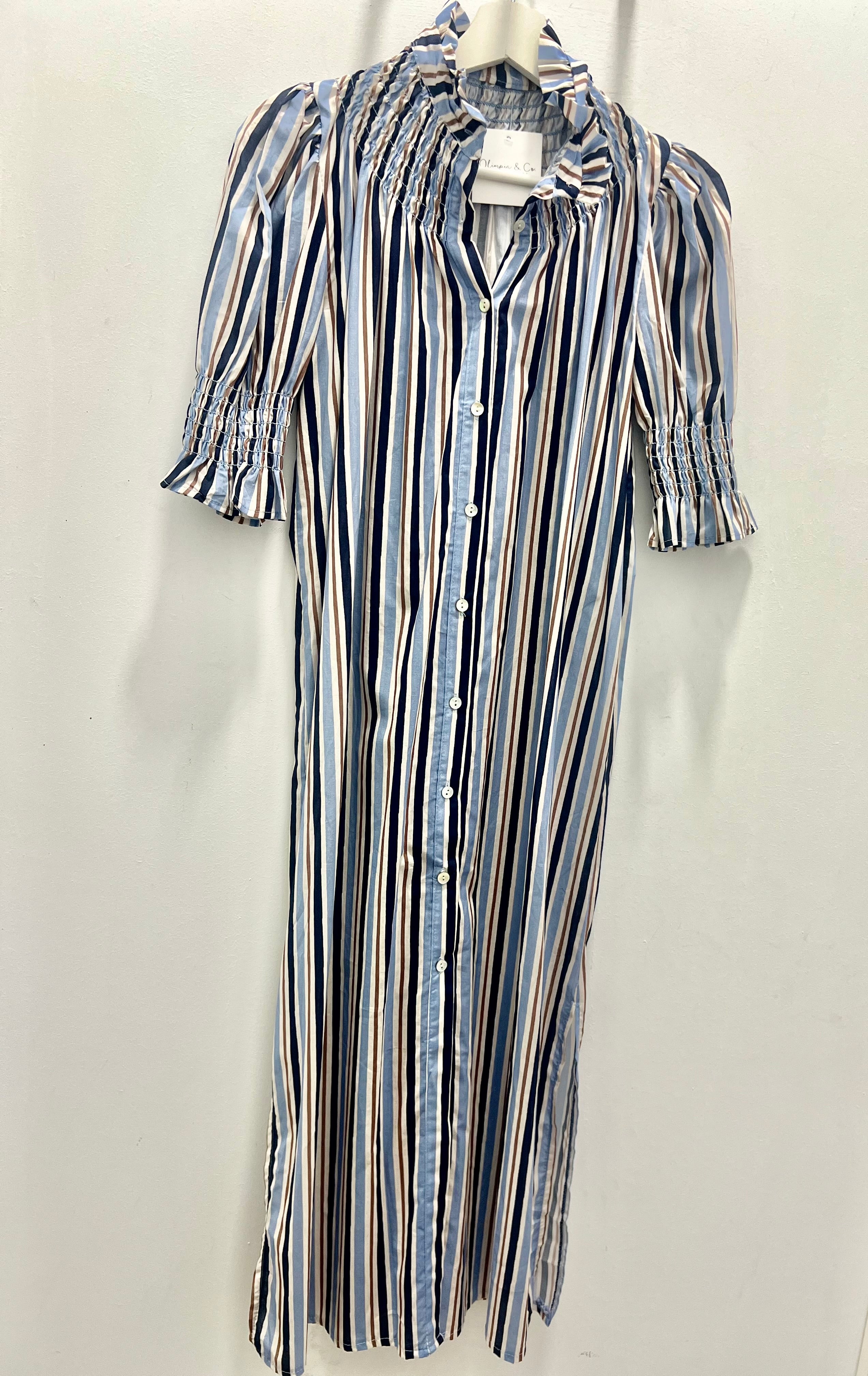 Vestido Camisero Azul