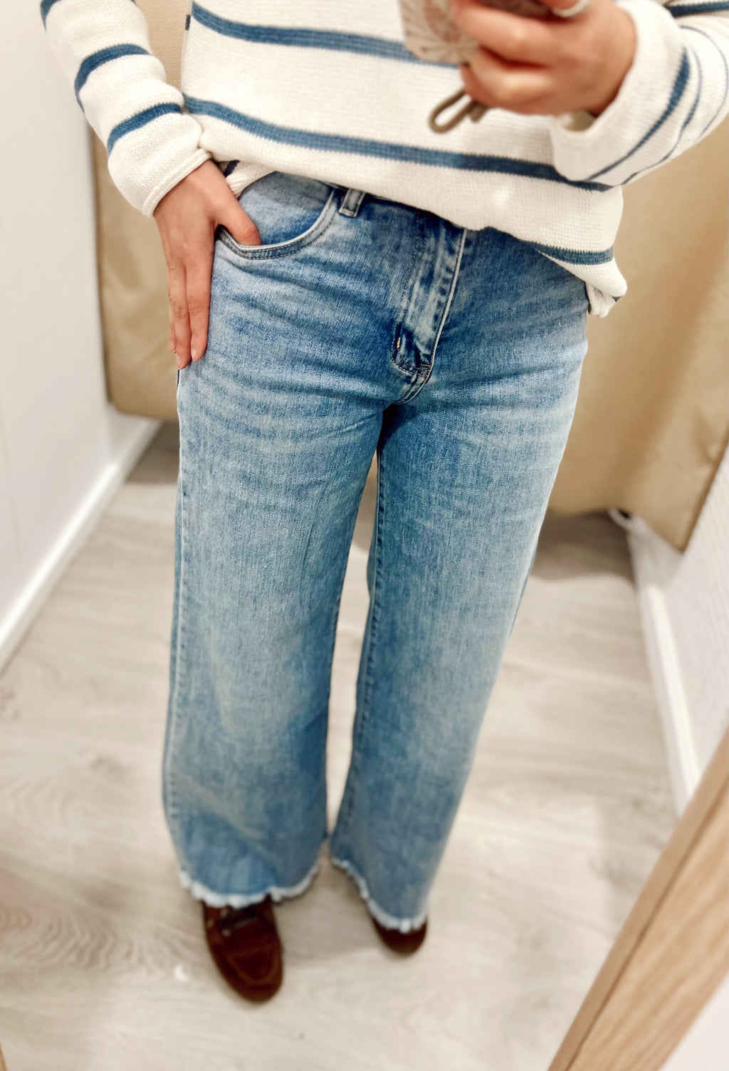 Vaquero Wide Leg Azul