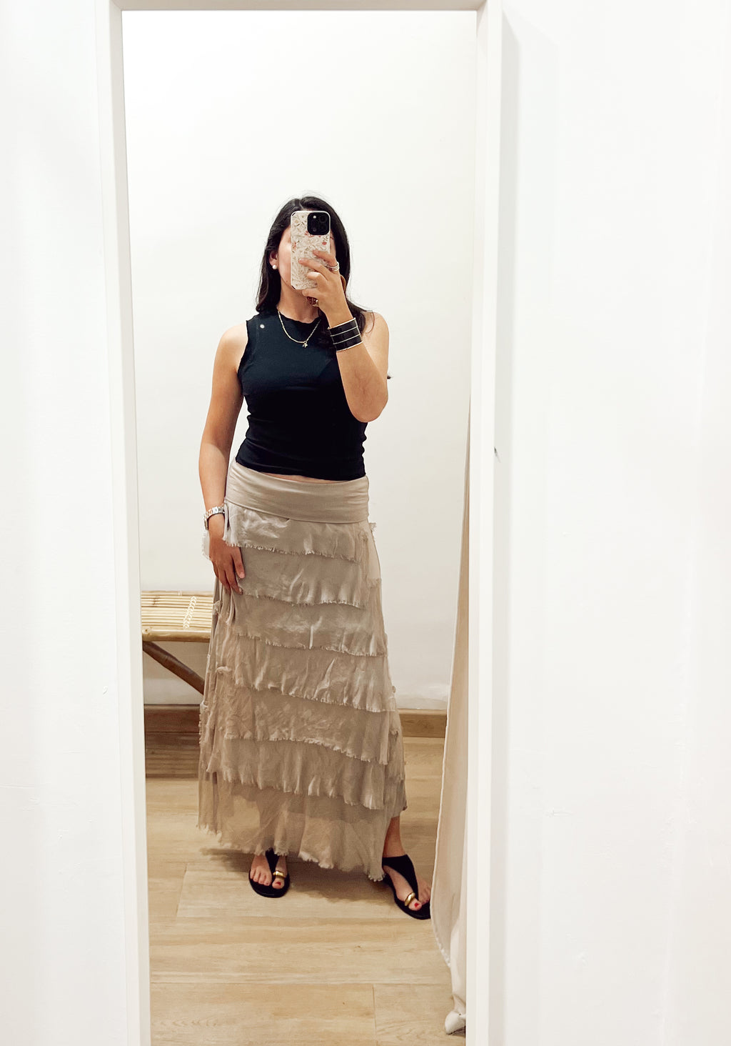 Falda Formentera Taupe