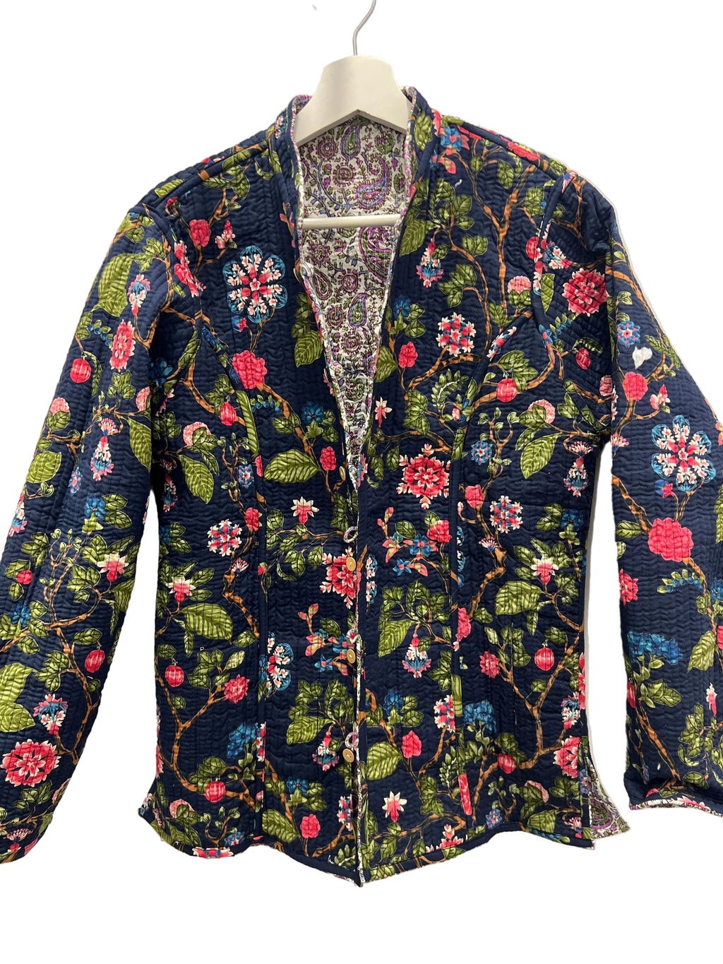 Chaqueta Reversible Lila & Marino Talla M