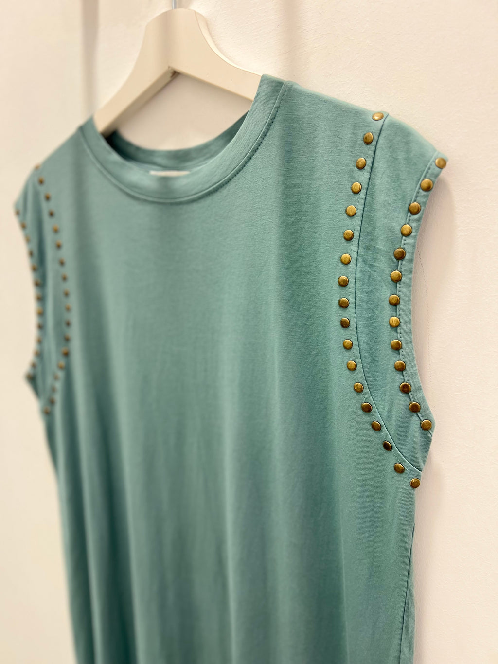 Vestido Tachas Mint