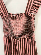 Vestido Rayas Choco & Rosa