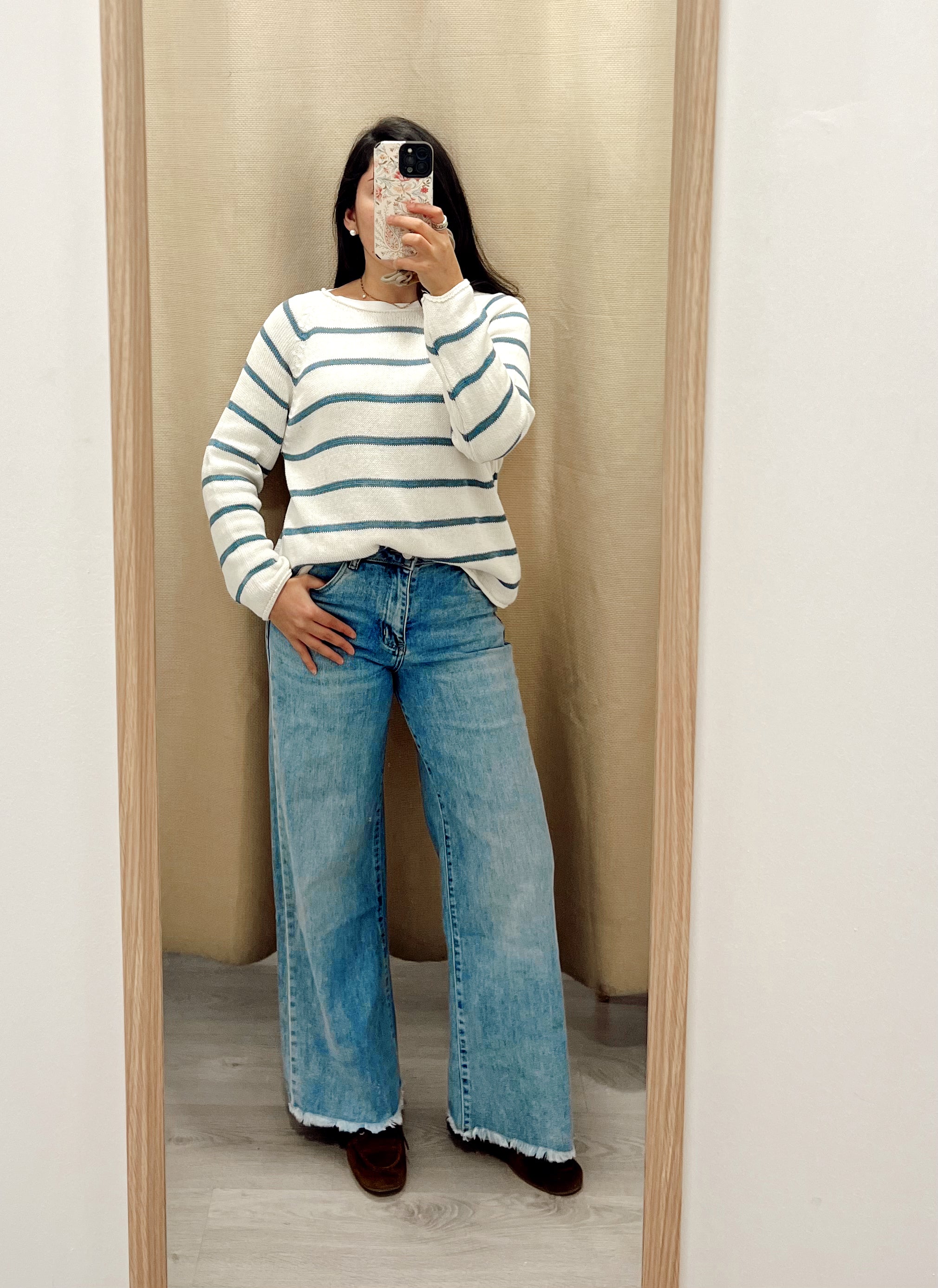 Vaquero Wide Leg Azul