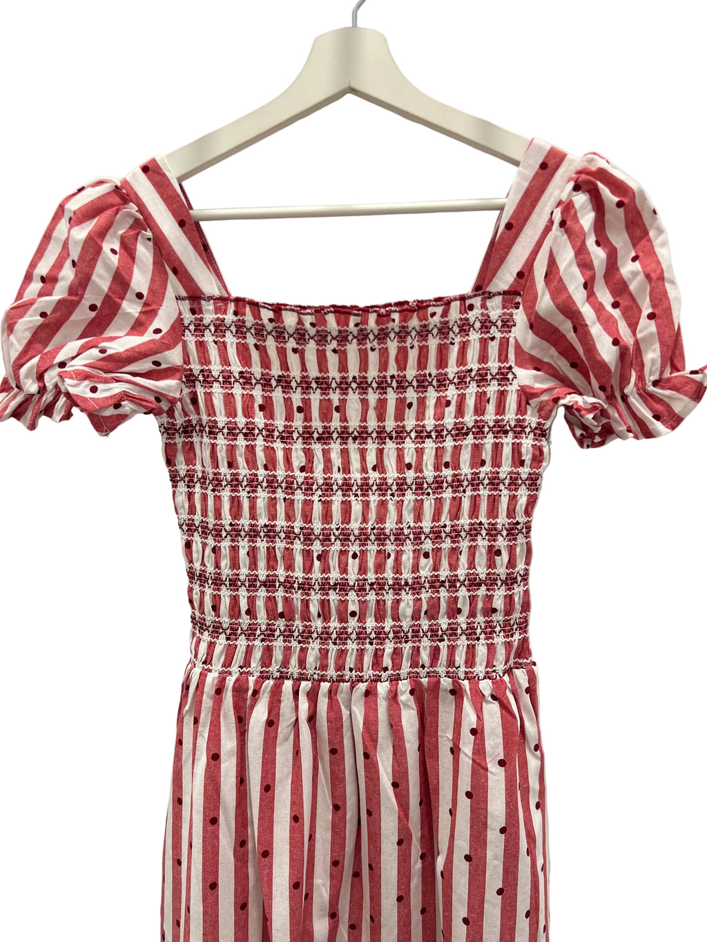 Vestido Topos Rojo