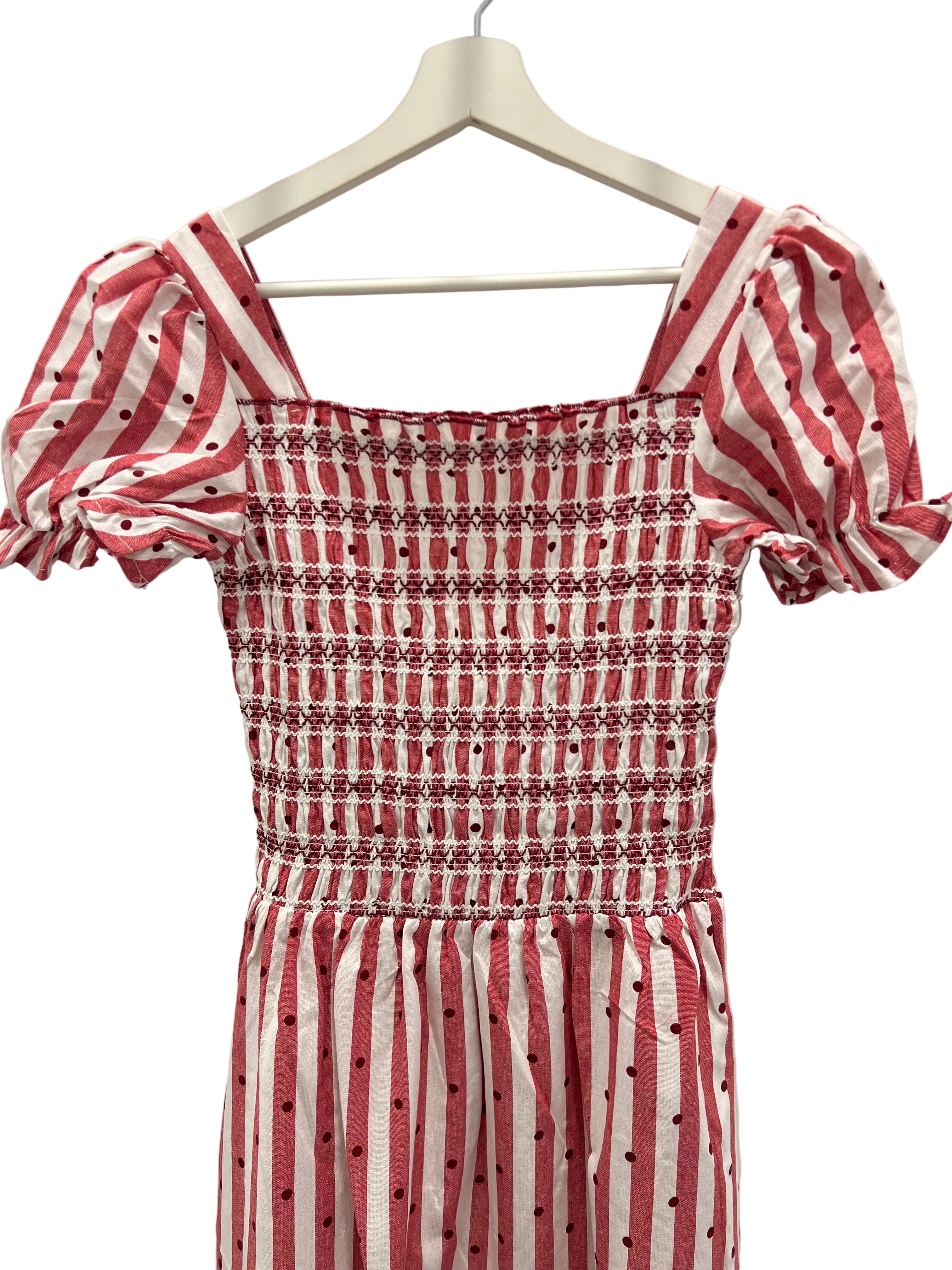 Vestido Topos Rojo