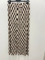 Pantalón Punto Seda Marrón & Beige