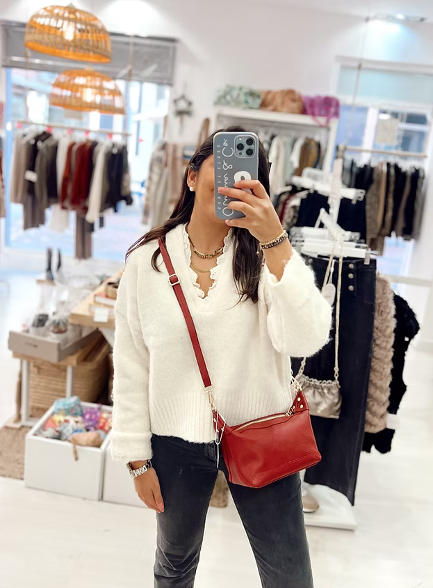Bolso Vela Rojo