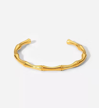 Brazalete Bambú Oro