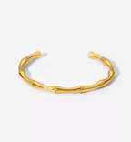 Brazalete Bambú Oro