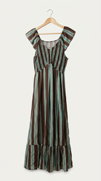 Vestido Frunce Pico