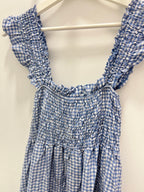 Vestido Vichy Azul