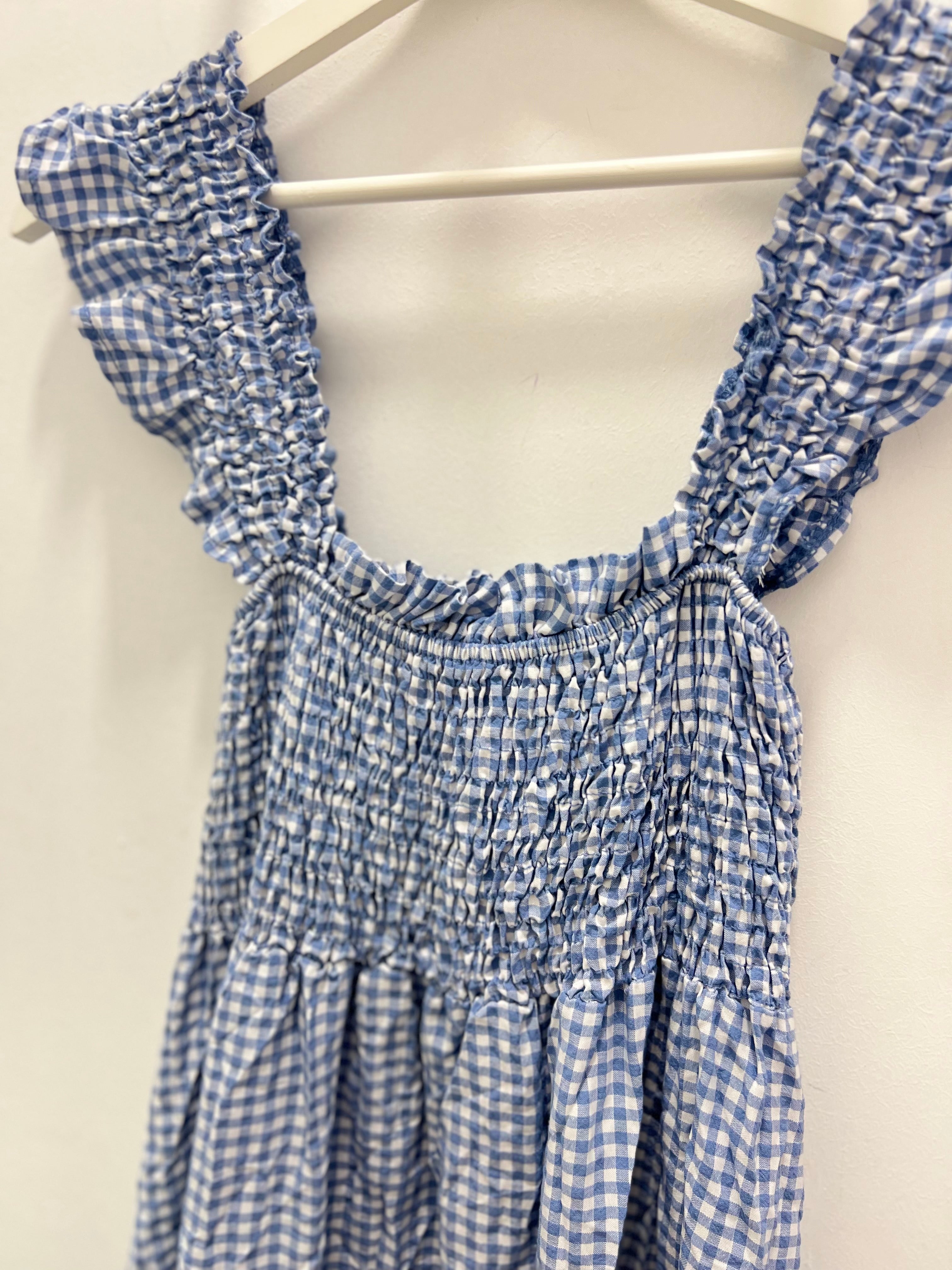 Vestido Vichy Azul