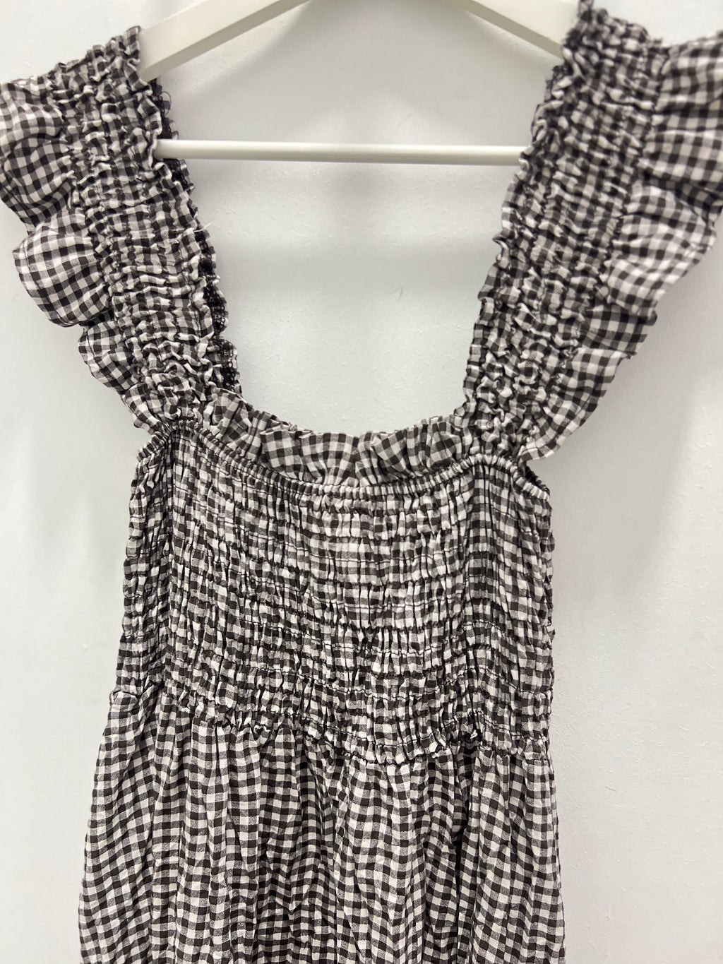 Vestido Vichy Marrón